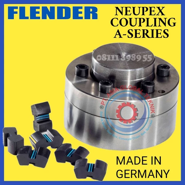 FLENDER COUPLING A125 MAX BORE 55mm NEUPEX ORIGINAL