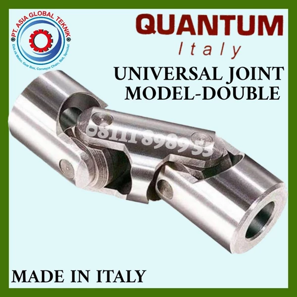 MB-40 20x40x173 DOUBLE UNIVERSAL JOINT MILD STEEL QUANTUM - ITALY