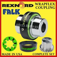FALK COUPLING WRAPFLEX 10R10 MAX BORE 47MM 4500 SPEED RPM COMPLETE SET