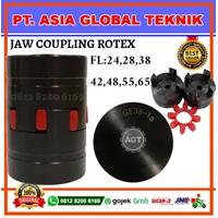 ROTEX JAW COUPLING FL/GE 28 MAX BORE 38mm CAST IRON MADE IN CHINA