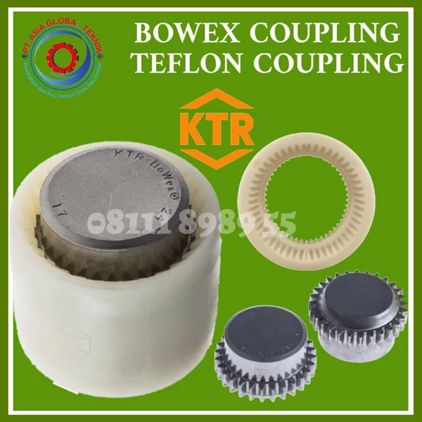 M48-MAX BORE 48mm BOWEX COUPLING NYLON KTR MADE IN GERMANY