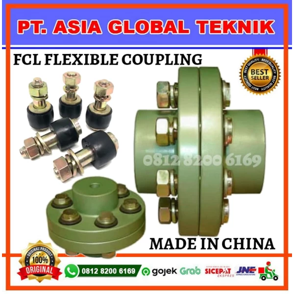 FCL 180 Max BORE 50mm FLEXIBLE COUPLING  