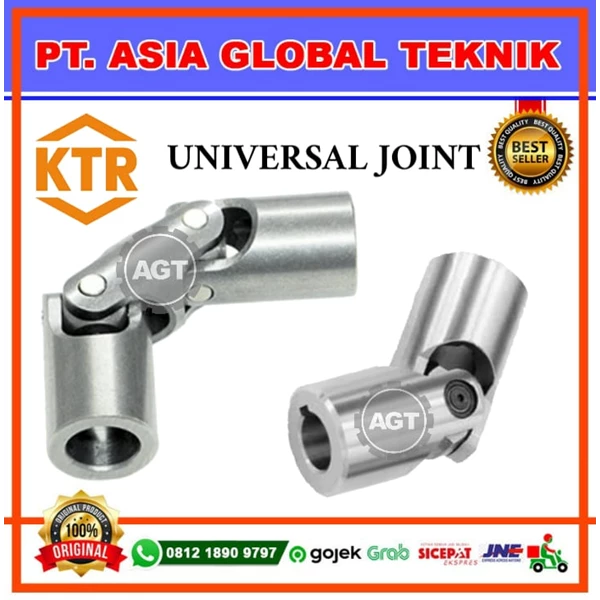 UNIVERSAL JOINT KTR 6G 30X58X122MM SINGLE PRECISION JOINT