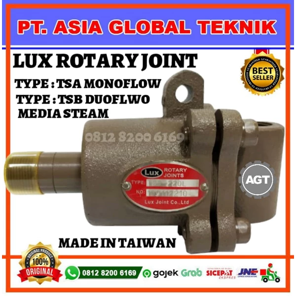 TSB SIZE 40A 1 1/2 IN DUOFLOW MEDIA STEAM/UP ROTARY JOINT LUX - TAIWAN