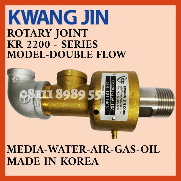 KR2200 - 50A 2" INCH ROTARY JOINT KWANGJIN L/R MADE IN KOREA